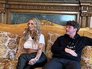 Social media influencer jazjizzes with big tits tattoo appears on podcast