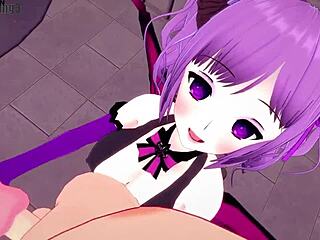 ecstatic succubus blowjob pov