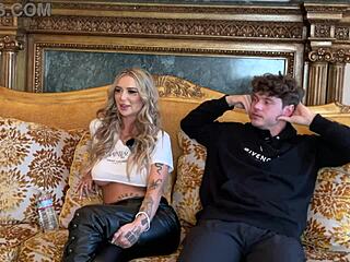 Social media influencer jazjizzes with big tits tattoo appears on podcast