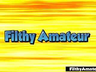 Threesome with milf nympho craving cum and double penetration in slutty group assfucking