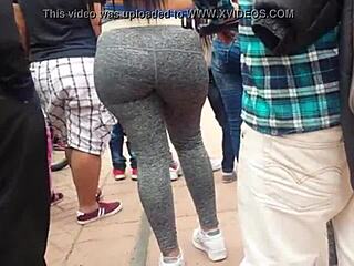 Amazing Colombian Latina's Ass On Display!
