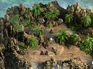 in the treasure of nadia game, the redhead character gets her ass licked by the protagonist in episode three scene one three six