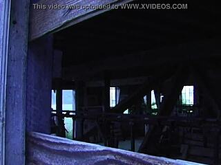 Sexy Nude Blonde Girl with Hairy Boobs Fears Clowns