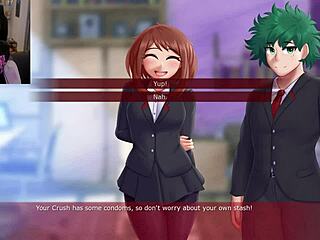 Ochaco Uraraka ขี่แรงใน My Tuition Academia