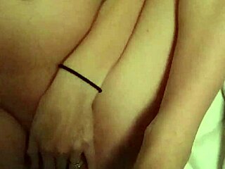 hey, this blonde pregnant babe gives footjob to big monster cock fetish