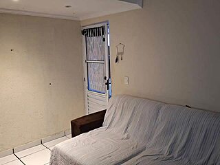 Visiting friend arrives from the party excited and gets fucked in femdom hardcore