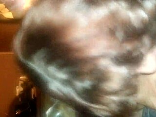 The Milf Gives A Detailed Blowjob And Handjob To The Monster Cock On His Birthday, Swallowing Cum.