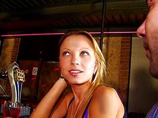 The redhead stripper thought she could handle the big cock, but it plowed her asshole relentlessly