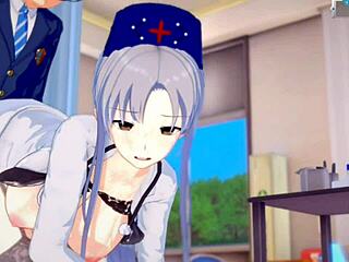 Intense breast rubbing on yagokoro eirin in touhou