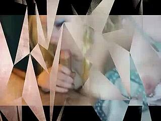 Blonde babe in lingerie compilation