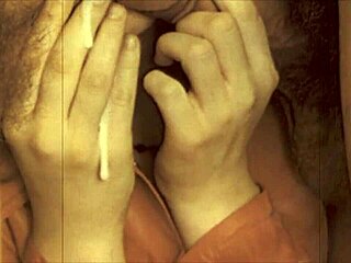 Vintage Blowjob Scene With Hairy Cock In Retro 3some Group Action