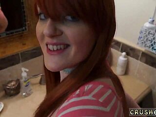 Teen Rides Huge Dildo