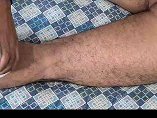 POV massage at Espaço Salvaley leads to intense cumshot