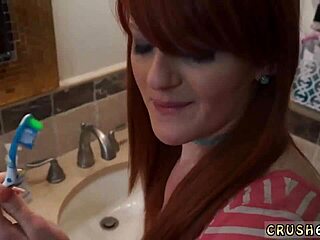 Teen Rides Huge Dildo