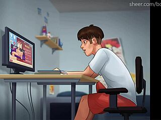 I spy on my busty stepsister Jenny squirting! What a view?