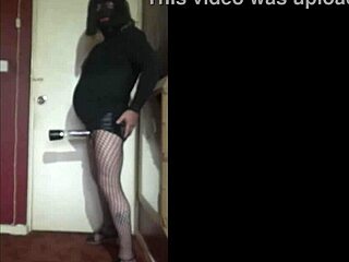 Sissy crossdresser uses a pump to enhance his appearance in part 3
