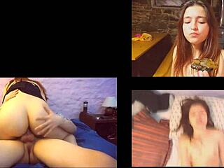 Prelepa mlada punca da globoko grlo in izliv fantu