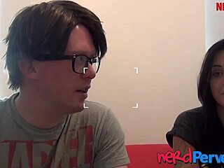 inked english woman sucks producer's cock powerfully in reality scene