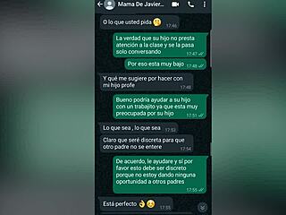 Why does my student's stepmom offer her ass for passing the course?