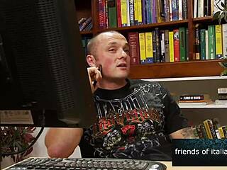 Gorgeous blonde milf pounds athletic hunk