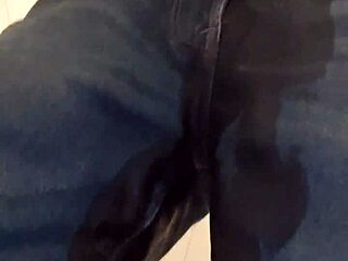 Feeling The Relief Of Peeing In Bathroom