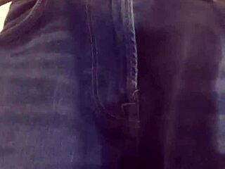 Feeling The Relief Of Peeing In Bathroom