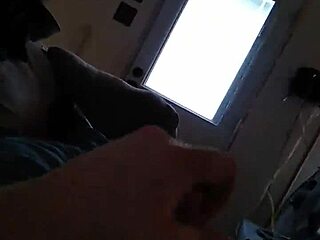 slowly stroking my big cock until i bust