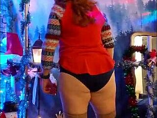 Xmas Reindeer Cosplay Pussy Dance Full Version