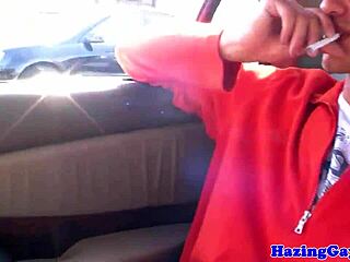 amateur college twinks stroke outdoors suggestively