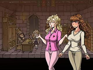 Hermione's corruption in Harry Potter porn game