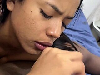 She keeps going through multiple orgasms with her partner using toys