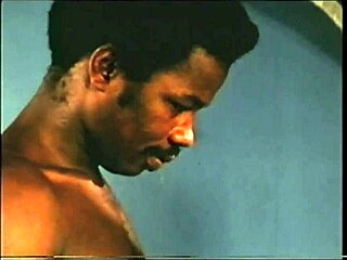 Vintage retro threesome with interracial group