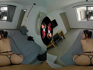 Cute latina ass gets pounded hard in vr reality