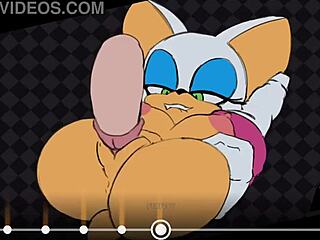 哦天哪，Rouge the Bat游戏让我被大鸡巴内射，太疯狂了我受不了...哇