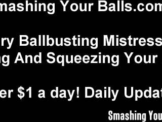 Experience the ultimate domination with ball kicking and fetish play