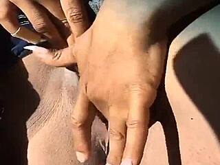 Ebony Milf Squirts Wet Creampie in Homemade Car