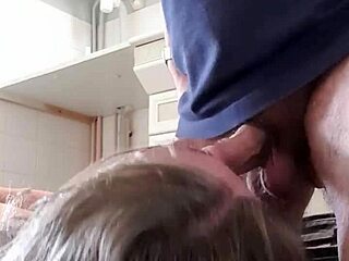 French slave endures humiliation with blowjob and spanking