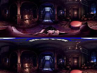 evileyevr explores victorian mansion with curly haired babe lacy channing