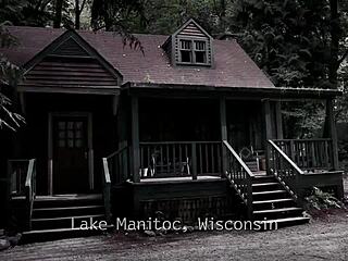 Supernatural Blonde Girl in Bikini Swimming