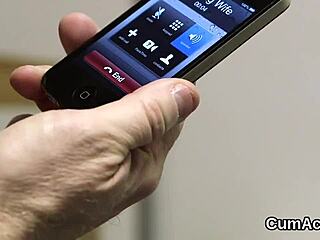 Hot Looker Covered In Cum And Licking It Up