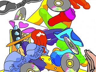 Αναμνήσεις Eddy Bear με cartoon σε group threesome sex game