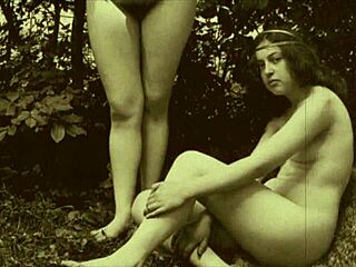 Secret life of hairy lesbians in retro group