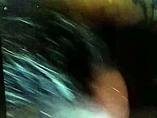 deepthroat that big cock with intense sucking action