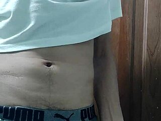 Young Twink Pulls Out Cock for Rich Homemade Masturbation