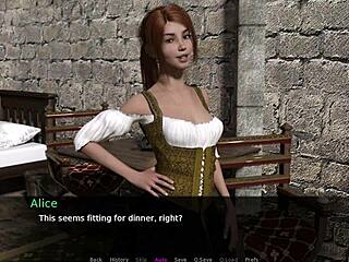 Redhead beauty indulges in self-pleasure and vagina play