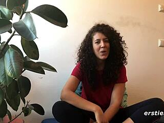 Mary Fingers Her Shaved Hairless Pussy In Intimate Masturbation Session