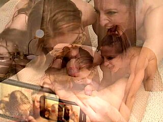 Threesome Blowjob From Redhead And Blonde In Ffm Group Action