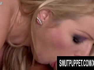 Horny puppets: Compilation of blonde babes passionately sucking cock