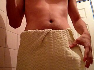 Hot Mexican gay guy masturbates passionately! He strokes his cock with intense pleasure. Watch him cum hard!