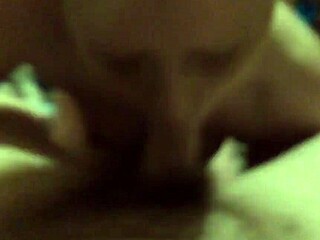 A mature blonde woman allows me to film her uninhibited oral sex techniques